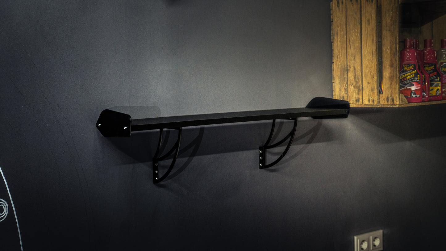 Spoiler-Regal Asphaltschwarz