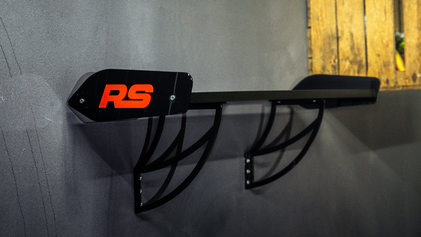 Spoiler-Regal Asphaltschwarz